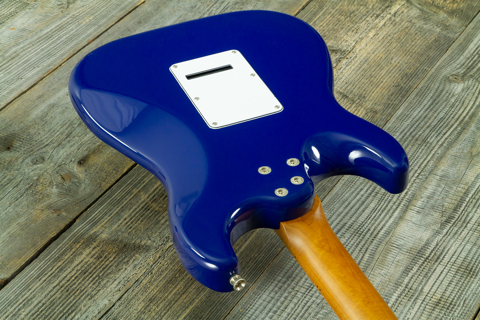 Jet Guitars Js480 Db Ltd Hss Trem Mn - Daytona Blue - Guitare Électrique Forme Str - Variation 7