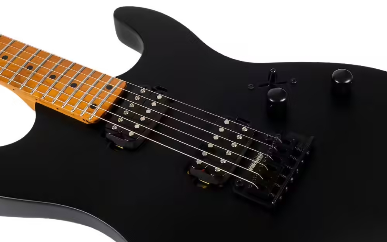 Jet Guitars Js500 Mbk 2h Trem Mn - Matt Black - Guitare Électrique Forme Str - Variation 3