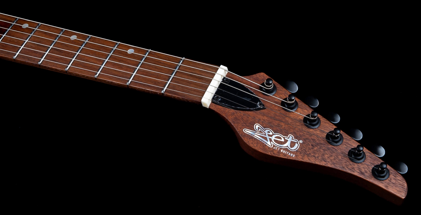 Jet Guitars Js501 Stygian 2h Ht Rw - Satin Black - Guitare Électrique Forme Str - Variation 5