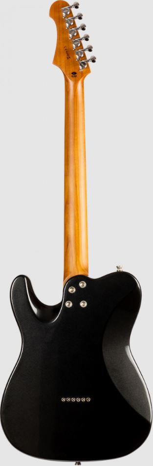 Jet Guitars Jt350 Bk R Hh Ht Rw - Black - Guitare Électrique Forme Tel - Variation 1