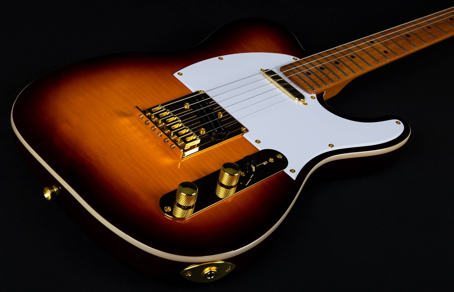 Jet Guitars Jt600 Bs G Hs Ht Gh Mn - Tobacco Burst - Guitare Électrique Forme Tel - Variation 3