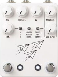 Pédale reverb / delay / echo Jhs Flight Delay - White