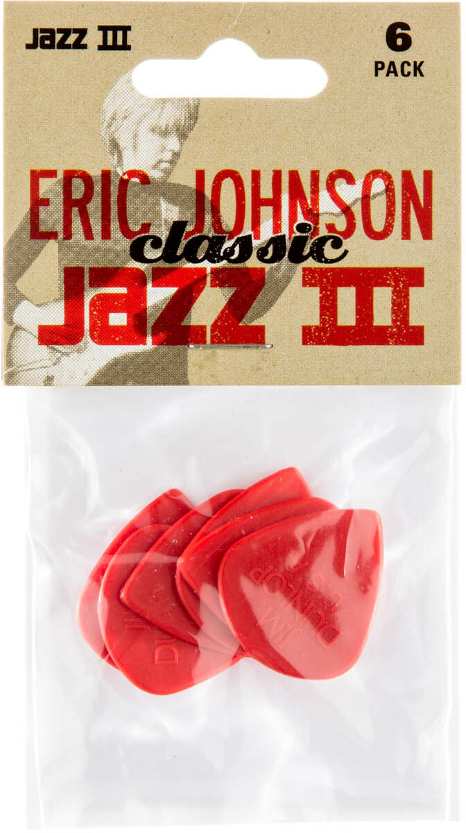 Jim Dunlop Eric Johnson Classic Jazz Iii Player's Pack De 6 - MÉdiator & Onglet - Main picture