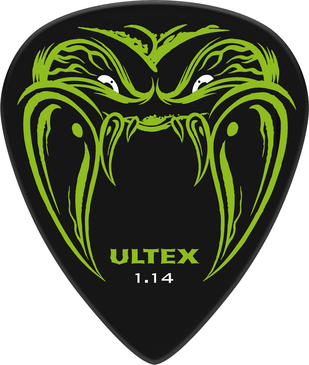 Jim Dunlop James Hetfield Blackfang Ultex 1.14mm (lot De 6) - MÉdiator & Onglet - Main picture