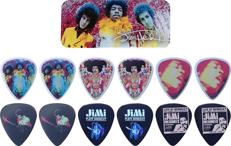 Jim Dunlop Jimi Hendrix Jh-pt01m Experienced (lot De 12) - MÉdiator & Onglet - Main picture