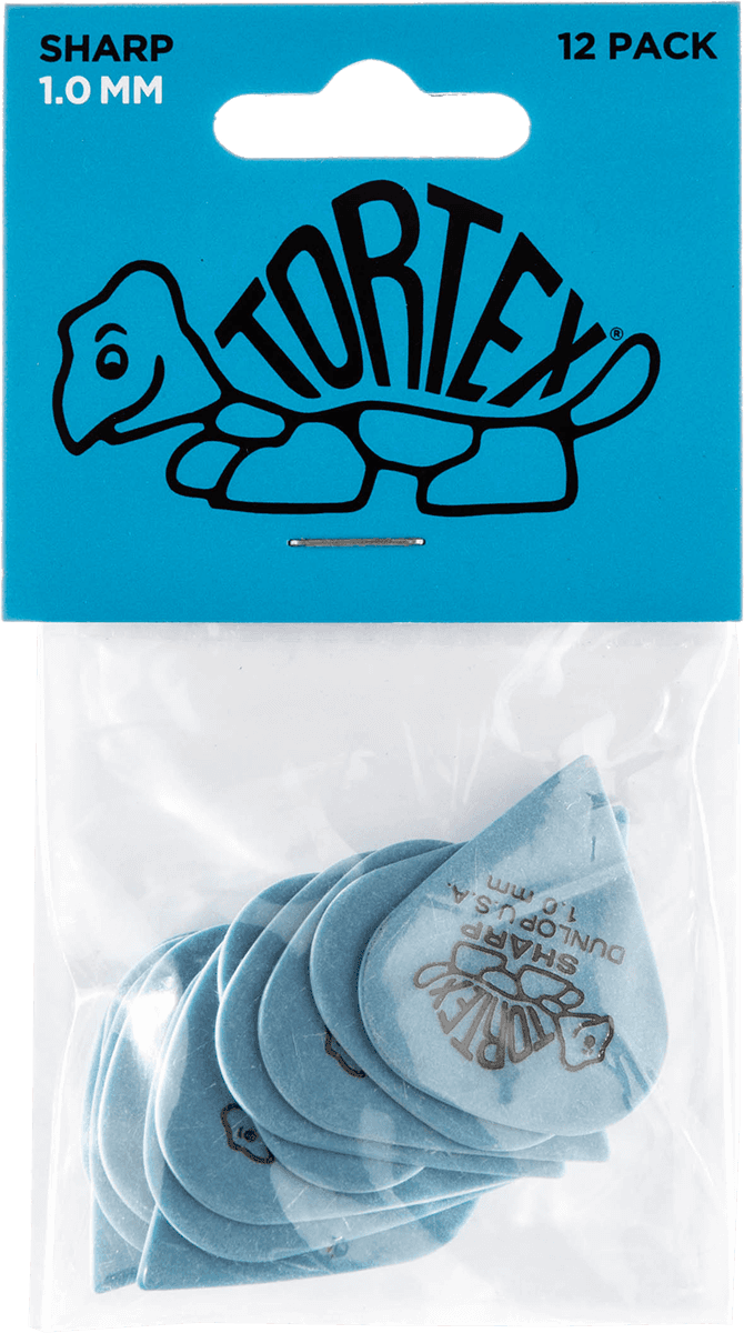 Jim Dunlop Tortex Sharp - 1,00mm Pack De 12 - MÉdiator & Onglet - Main picture