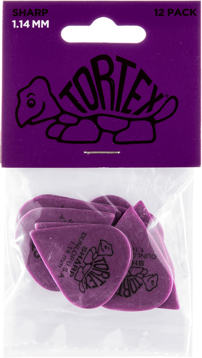 Jim Dunlop Tortex Sharp Pack De 12 - 1,14mm - MÉdiator & Onglet - Main picture