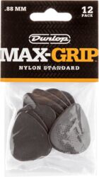Médiator & onglet Jim dunlop 449P088 Max Grip Pack de 12 - 0.88mm
