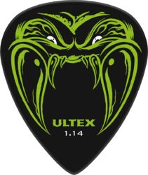 Médiator & onglet Jim dunlop Ultex Hetfield's Black Fang 1,14mm (x6)