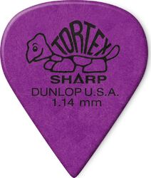 Médiator & onglet Jim dunlop Tortex Sharp 412 - 1,14mm