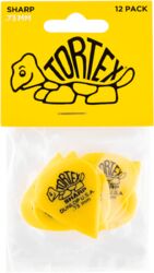 Médiator & onglet Jim dunlop 412P73 Tortex Sharp Pack de 12 - 0,73mm