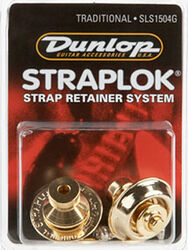 Attache courroie  Jim dunlop StrapLok Traditional Set SLS1504 - Gold