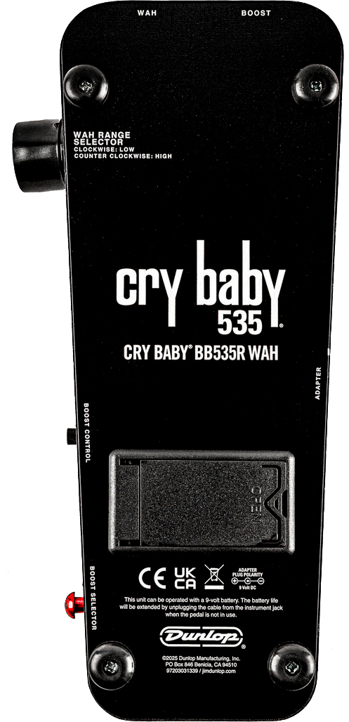 Jim Dunlop Cry Baby Bb535 Wah Reissue Bb535r - PÉdale Compression / Sustain / Noise Gate - Variation 1