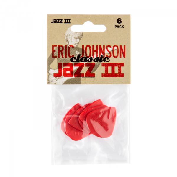 Médiator & onglet Jim dunlop Eric Johnson Classic Jazz III (X6 Pack)
