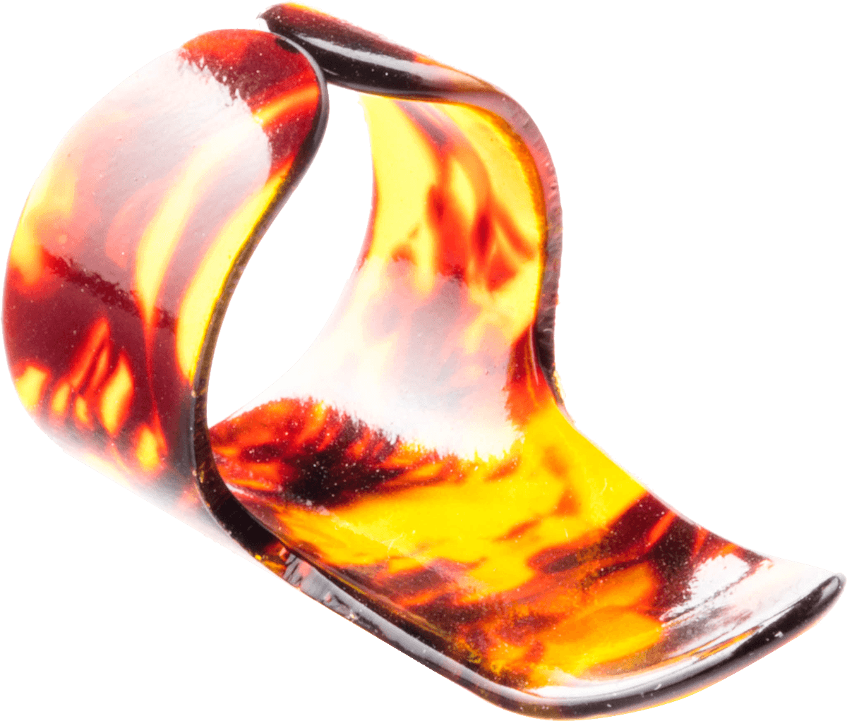 Jim Dunlop Fingerpick Plastic 9010 Medium Shell - Pack De 12 - MÉdiator & Onglet - Variation 1