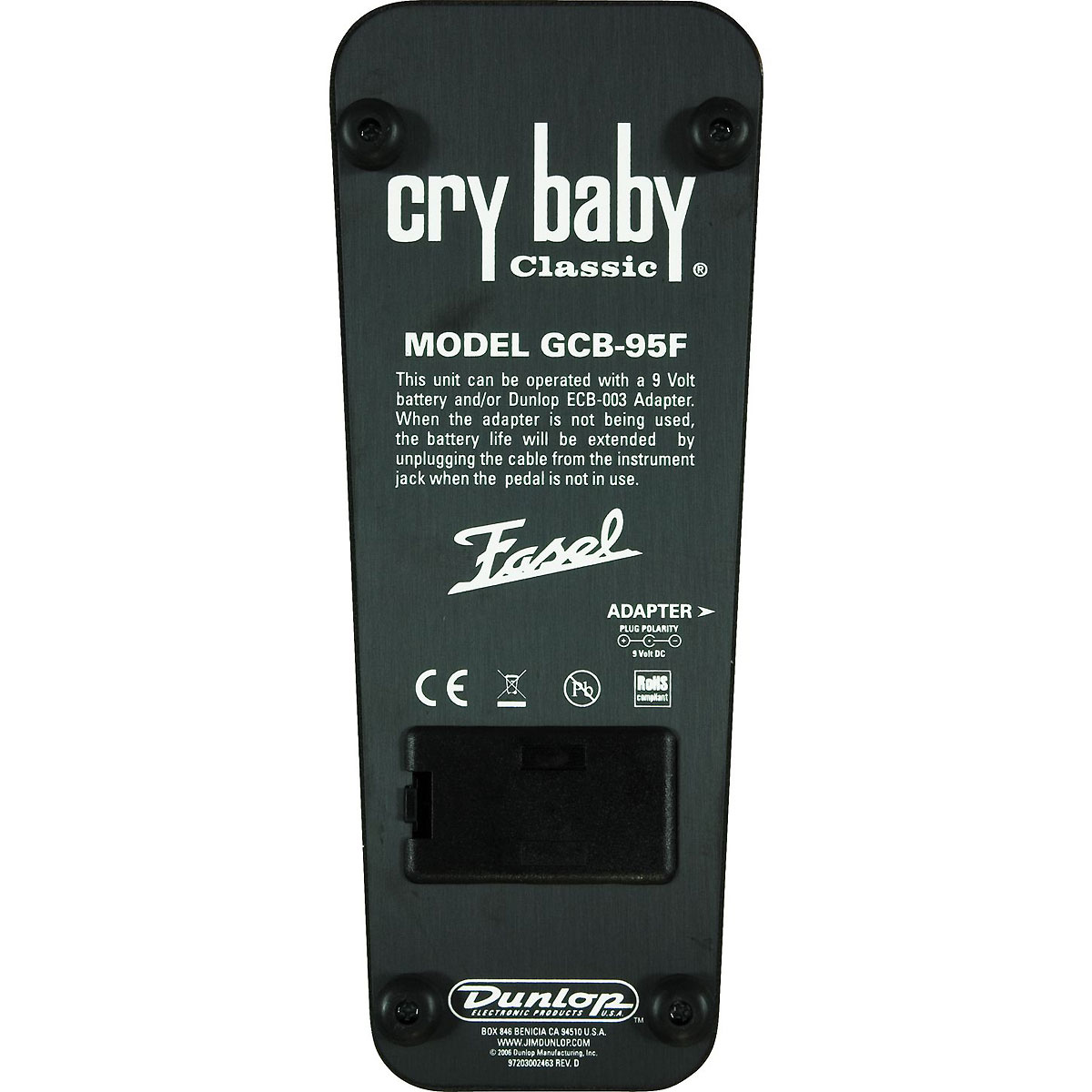 Jim Dunlop Cry Baby Classic Gcb95f - PÉdale Wah / Filtre - Variation 3