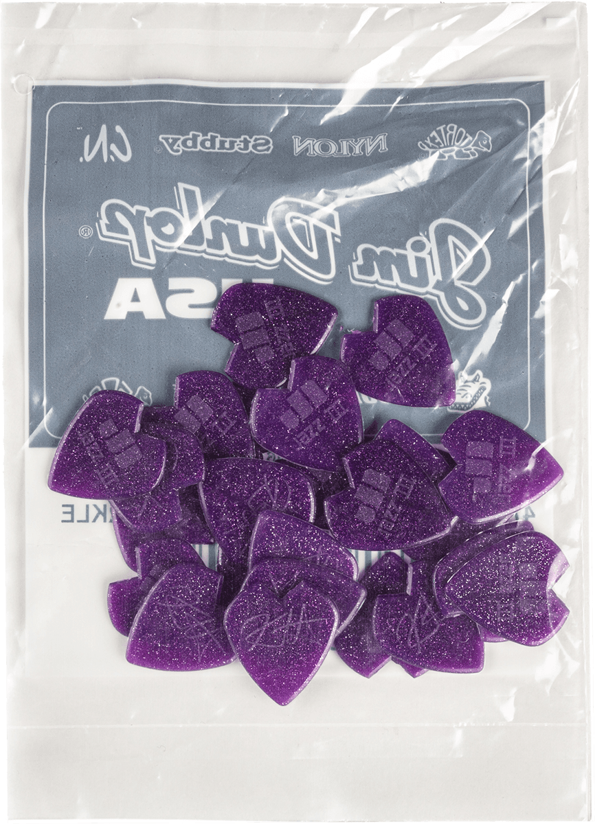 Jim Dunlop Kirk Hammett Jazz Iii Pick Purple Sparkle X24 - MÉdiator & Onglet - Variation 1