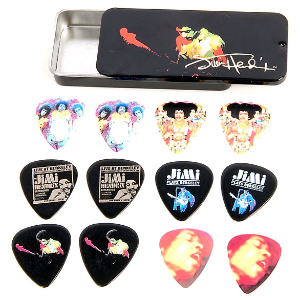 Jim Dunlop Jh-pt04h - Lot De 12 Jimi Hendrix Band Of Gypsies - MÉdiator & Onglet - Variation 1