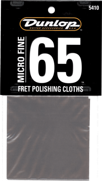 Chiffon nettoyage Jim dunlop 5410 Micro Fine 65 Fret Polishing Cloths