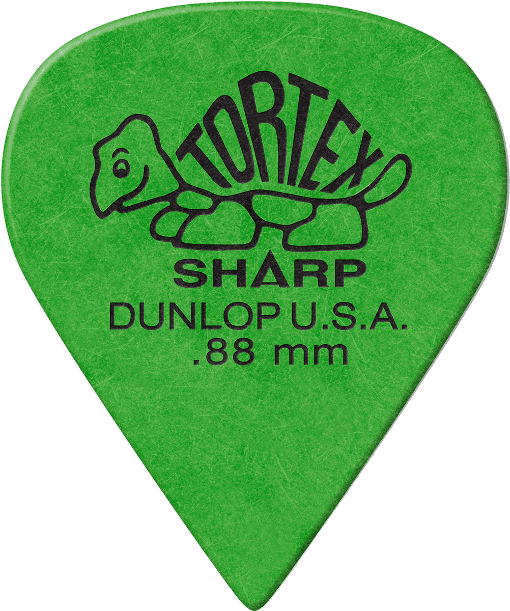 Jim Dunlop Tortex Sharp - 0.88mm Pack De 12 - MÉdiator & Onglet - Variation 2