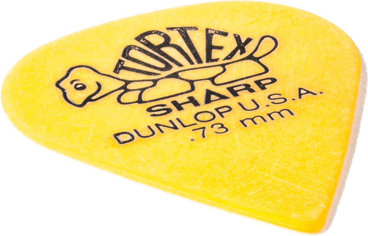 Jim Dunlop Tortex Sharp Pack De 12 - 0,73mm - MÉdiator & Onglet - Variation 3