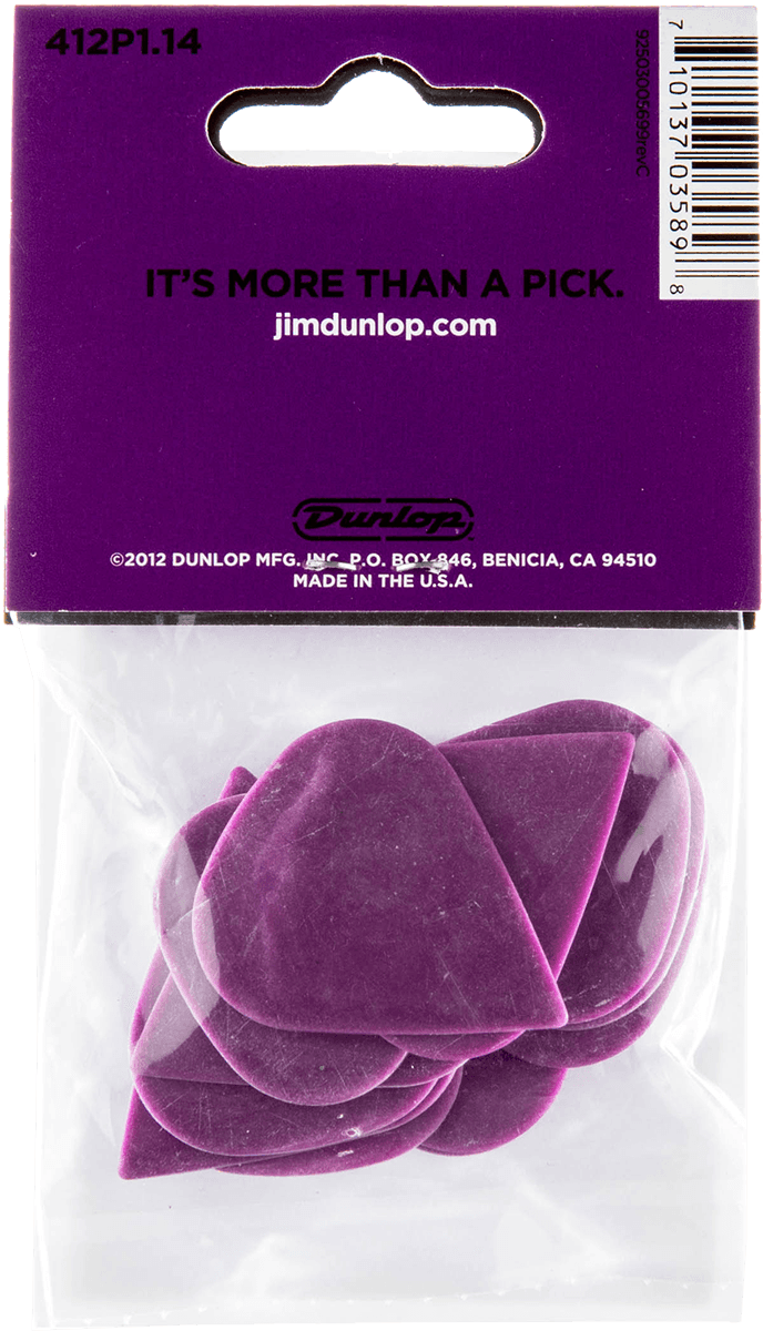 Jim Dunlop Tortex Sharp Pack De 12 - 1,14mm - MÉdiator & Onglet - Variation 1