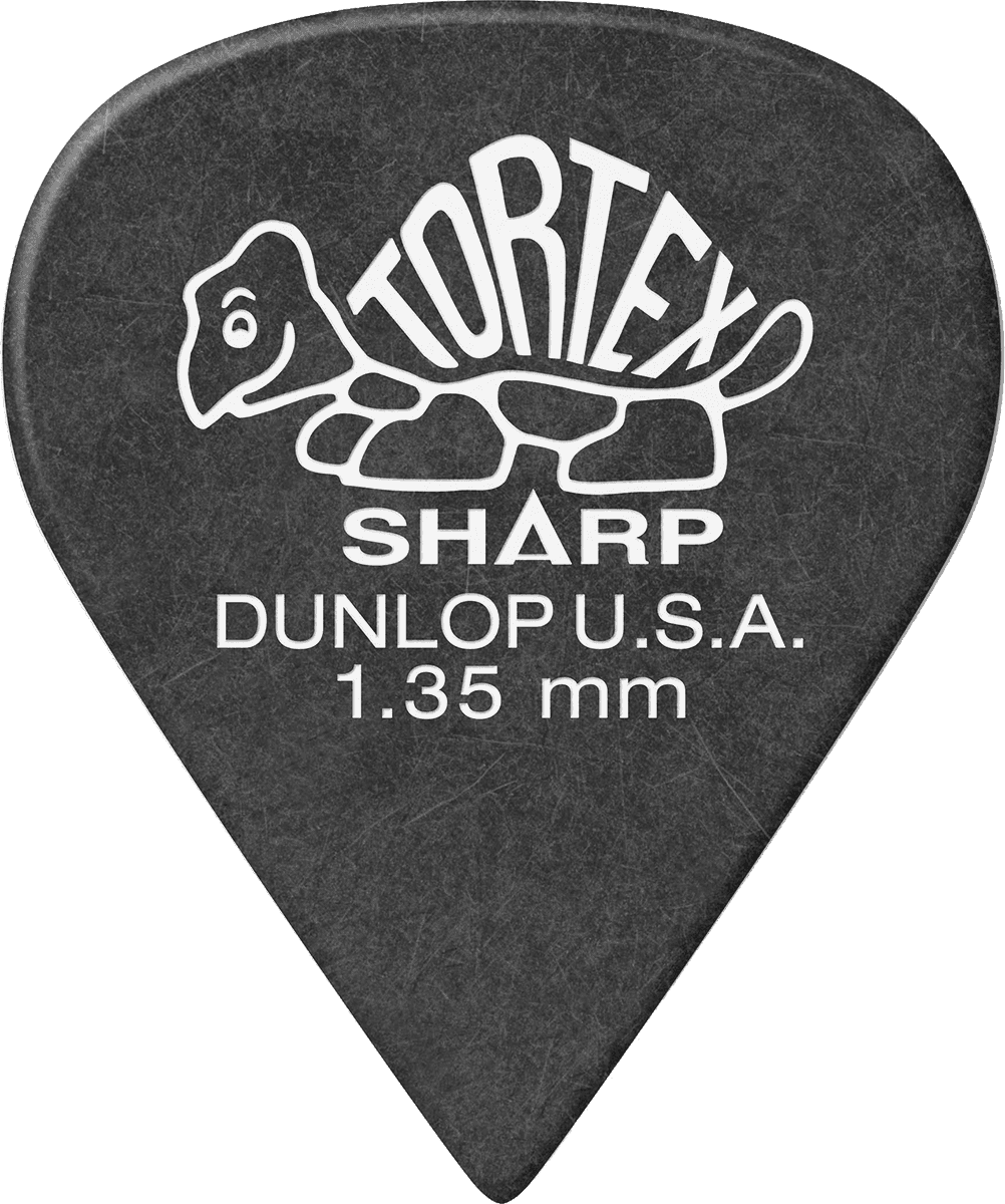 Jim Dunlop Tortex Sharp Pack De 12 - 1,35mm - MÉdiator & Onglet - Variation 2