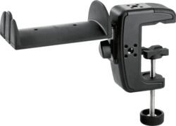 16085 Support de Casque Noir à Clamper