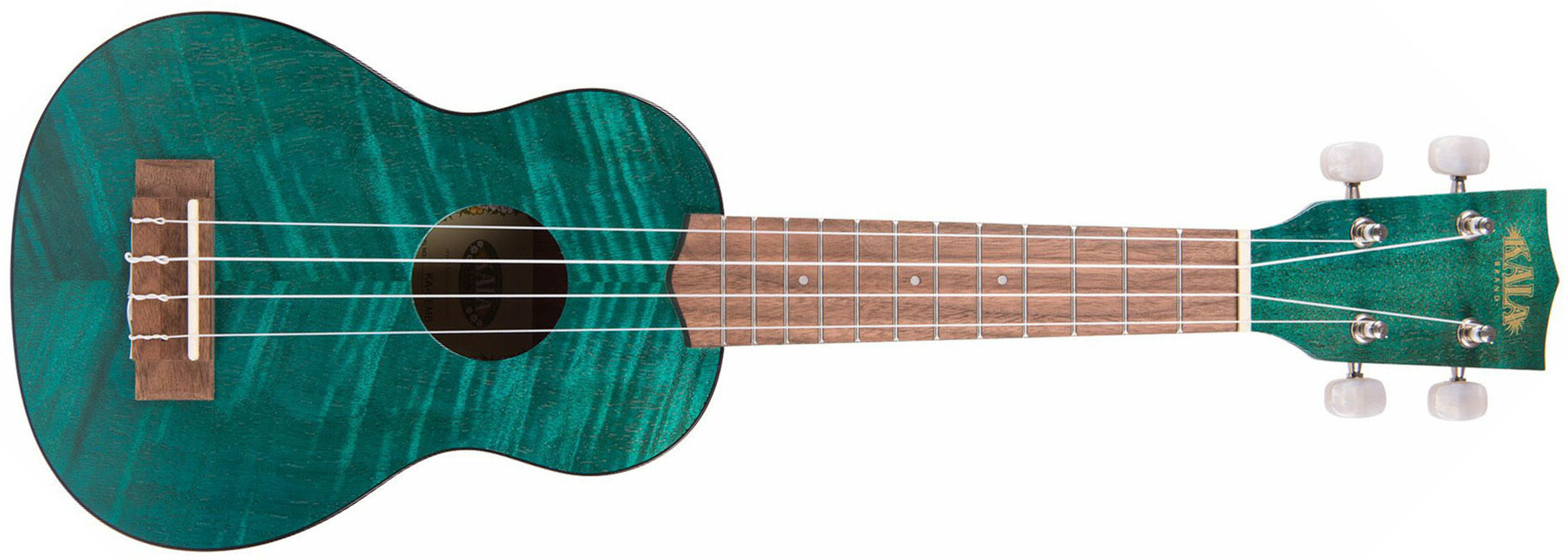 Kala Exotic Mahogany Soprano Tout Acajou Lau +housse - Blue - UkulÉlÉ - Main picture