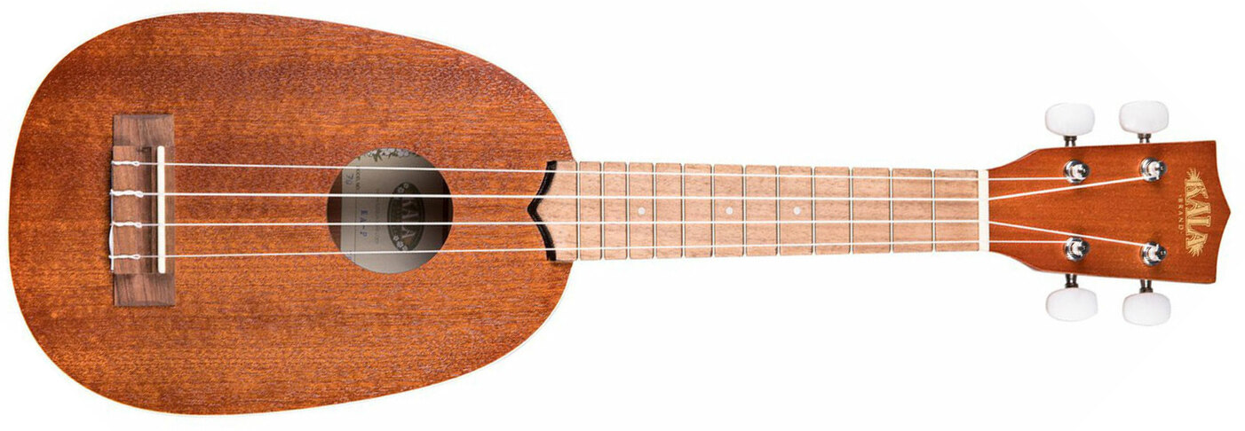 Kala Ka-p Satin Mahogany Pineapple Soprano Tout Acajou Wal +housse - Natural - UkulÉlÉ - Main picture