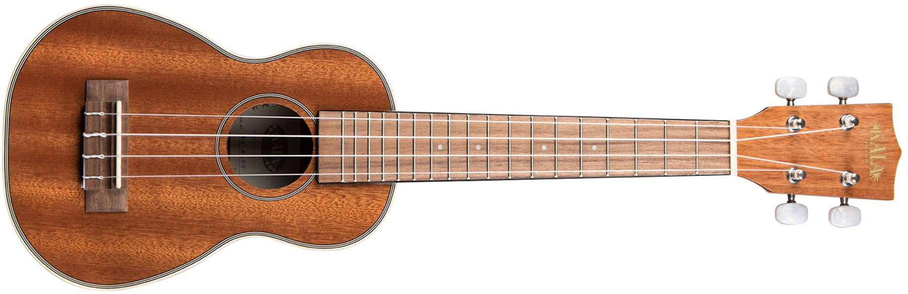 Kala Ka-slng Gloss Mahogany Long Neck Soprano Tout Acajou Rw +housse - Natural - UkulÉlÉ - Main picture