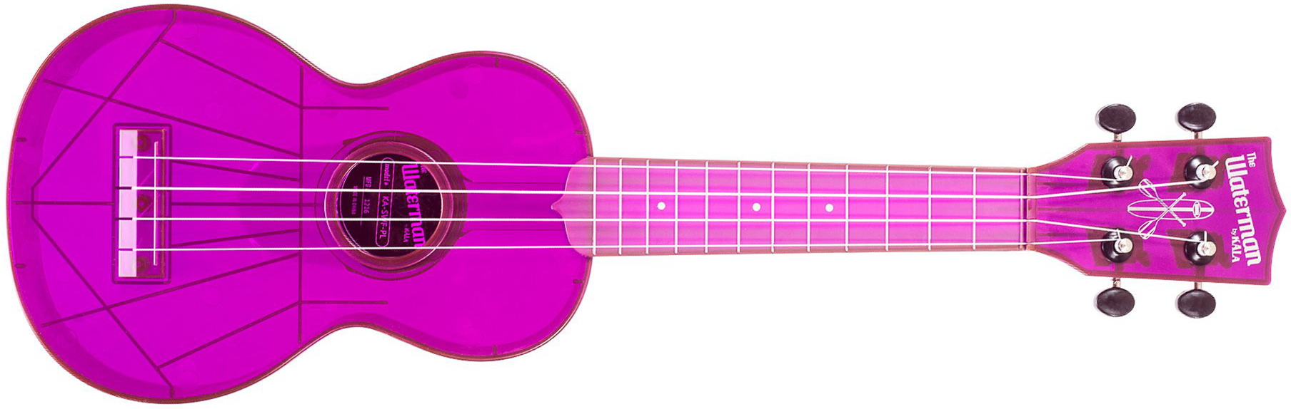 Kala Ka-swf-pl The Waterman Soprano Tout Abs Composite - Fluorescent Purple Grape - UkulÉlÉ - Main picture