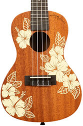 Ukulélé Kala Hibiscus Mahogany Concert Ukulele - natural satin