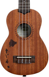 Ukulélé Kala KA-15S-H1 Satin Mahogany Soprano +Bag - Hawaiian islands