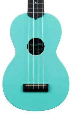 Ukulélé Kala The Waterman Soprano KA-WMG - Glow-in-the-dark aqua mist