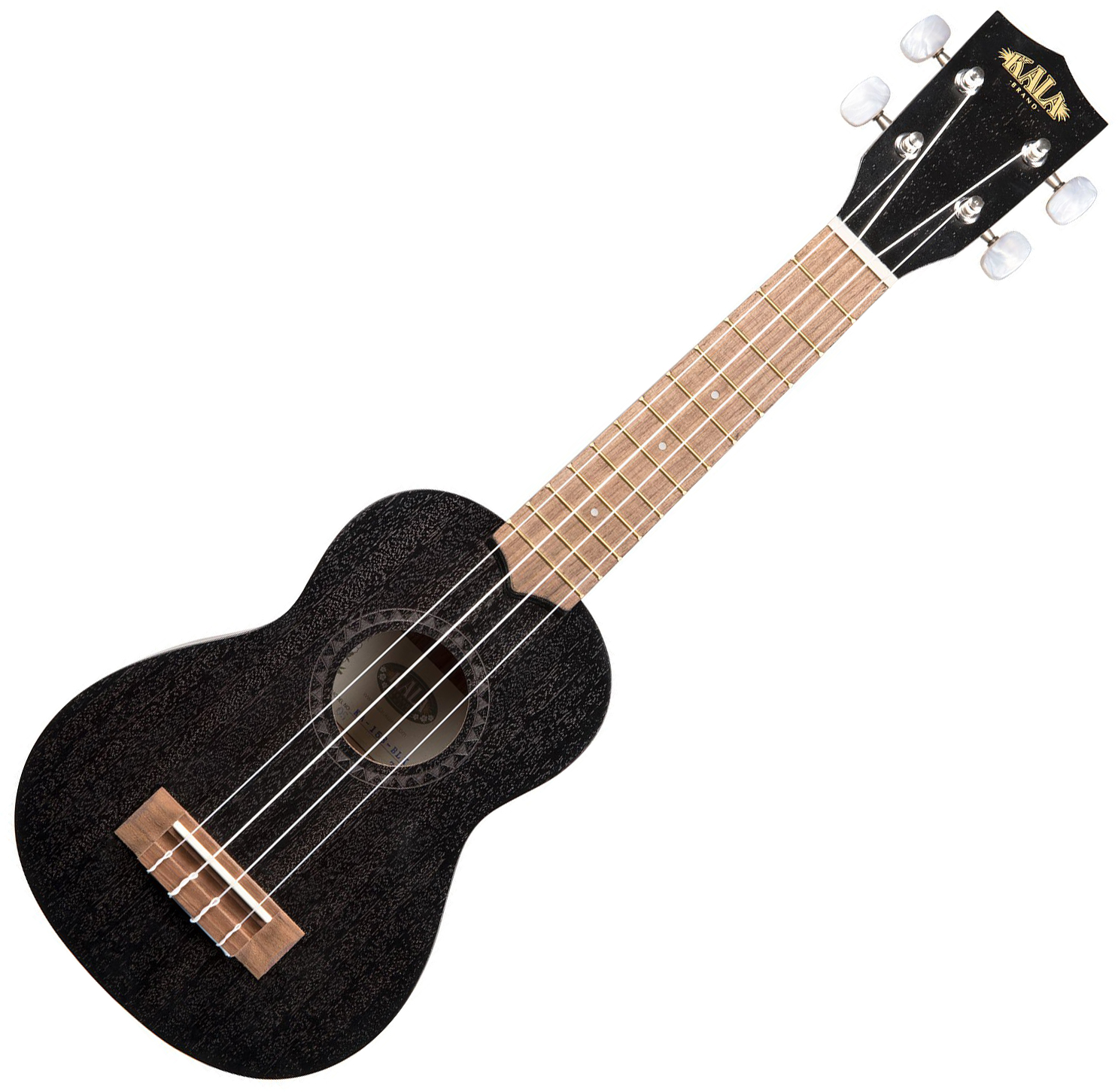 Kala Ka-15s-blk Satin Mahogany Soprano Tout Acajou Wal +housse - Black - UkulÉlÉ - Variation 4