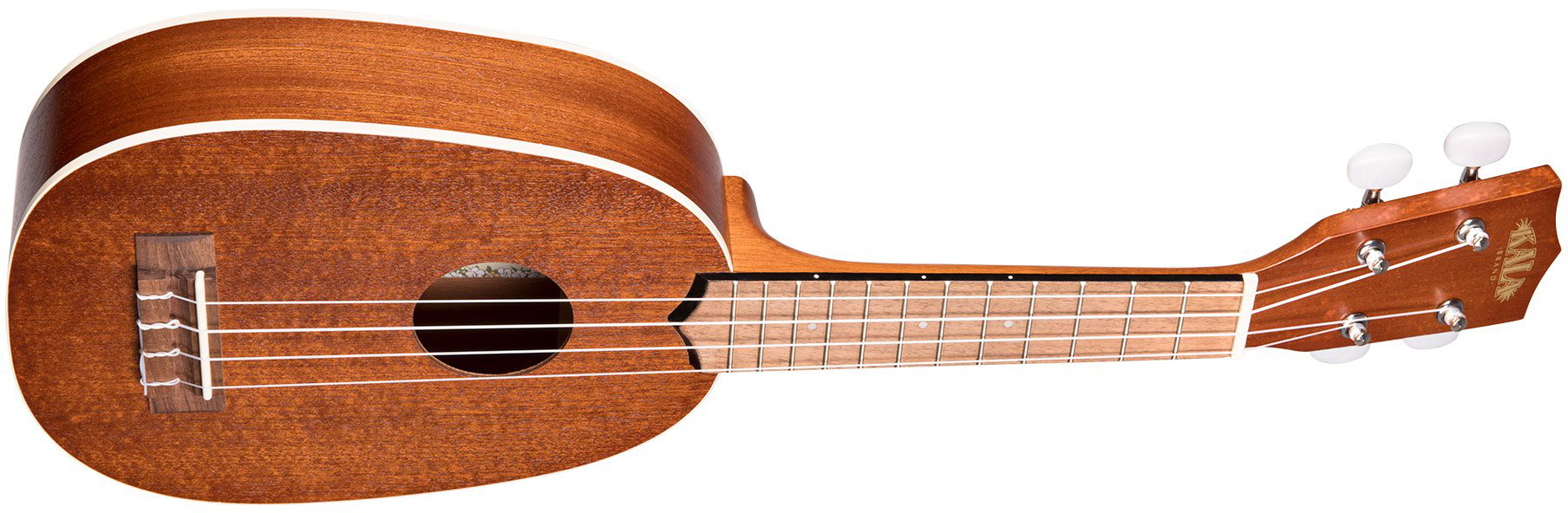 Kala Ka-p Satin Mahogany Pineapple Soprano Tout Acajou Lau - Natural - UkulÉlÉ - Variation 1