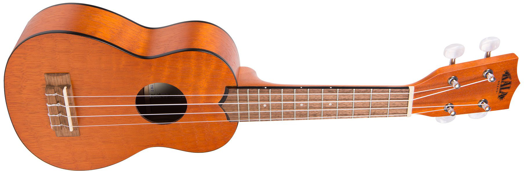 Kala Ka-sem Exotic Mahogany Soprano Tout Acajou Lau - Amber Satin - UkulÉlÉ - Variation 1