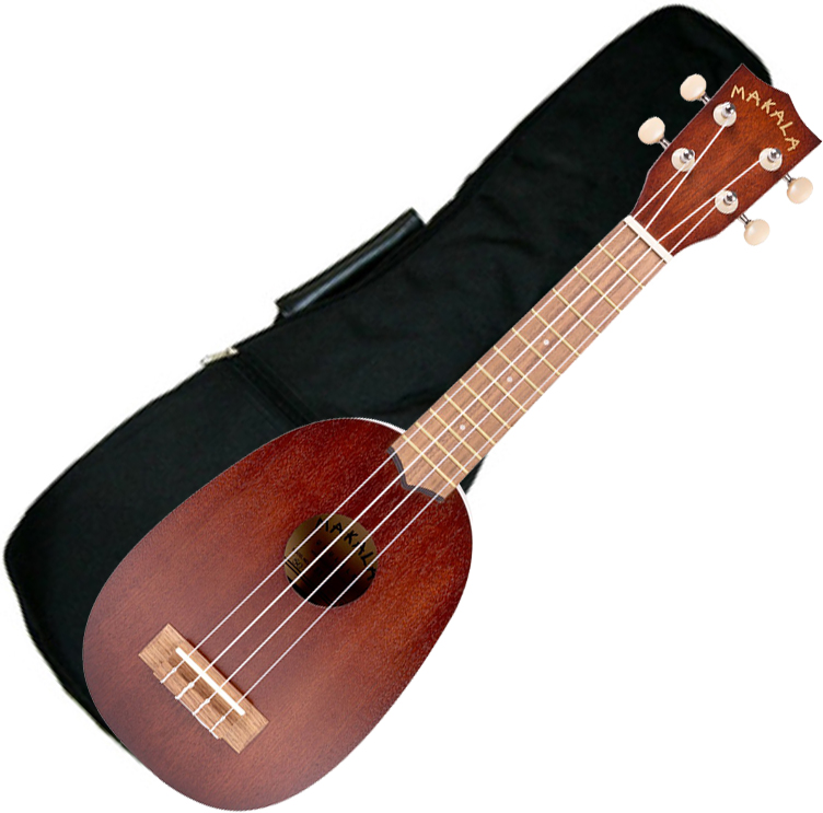 Kala Mk-p Makala Classic Pineapple Soprano Tout Acajou Lau +housse - Natural Satin - UkulÉlÉ - Variation 1