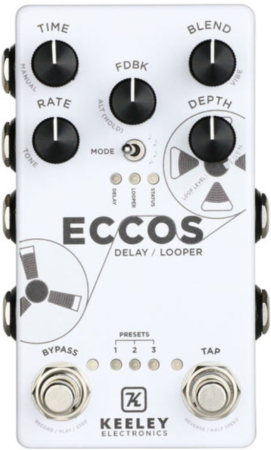 Keeley  Electronics Eccos Delay Looper - PÉdale Reverb / Delay / Echo - Main picture