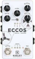 Pédale reverb / delay / echo Keeley  electronics ECCOS Delay Looper