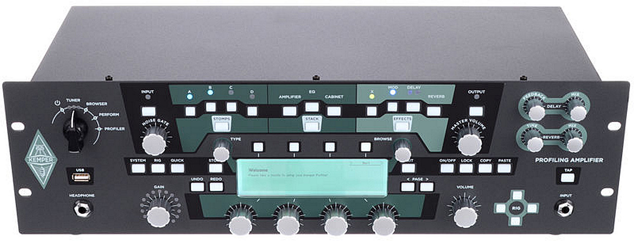 Kemper Profiler Power Rack Set W/remote - Ampli Guitare Électrique TÊte / PÉdale - Variation 2