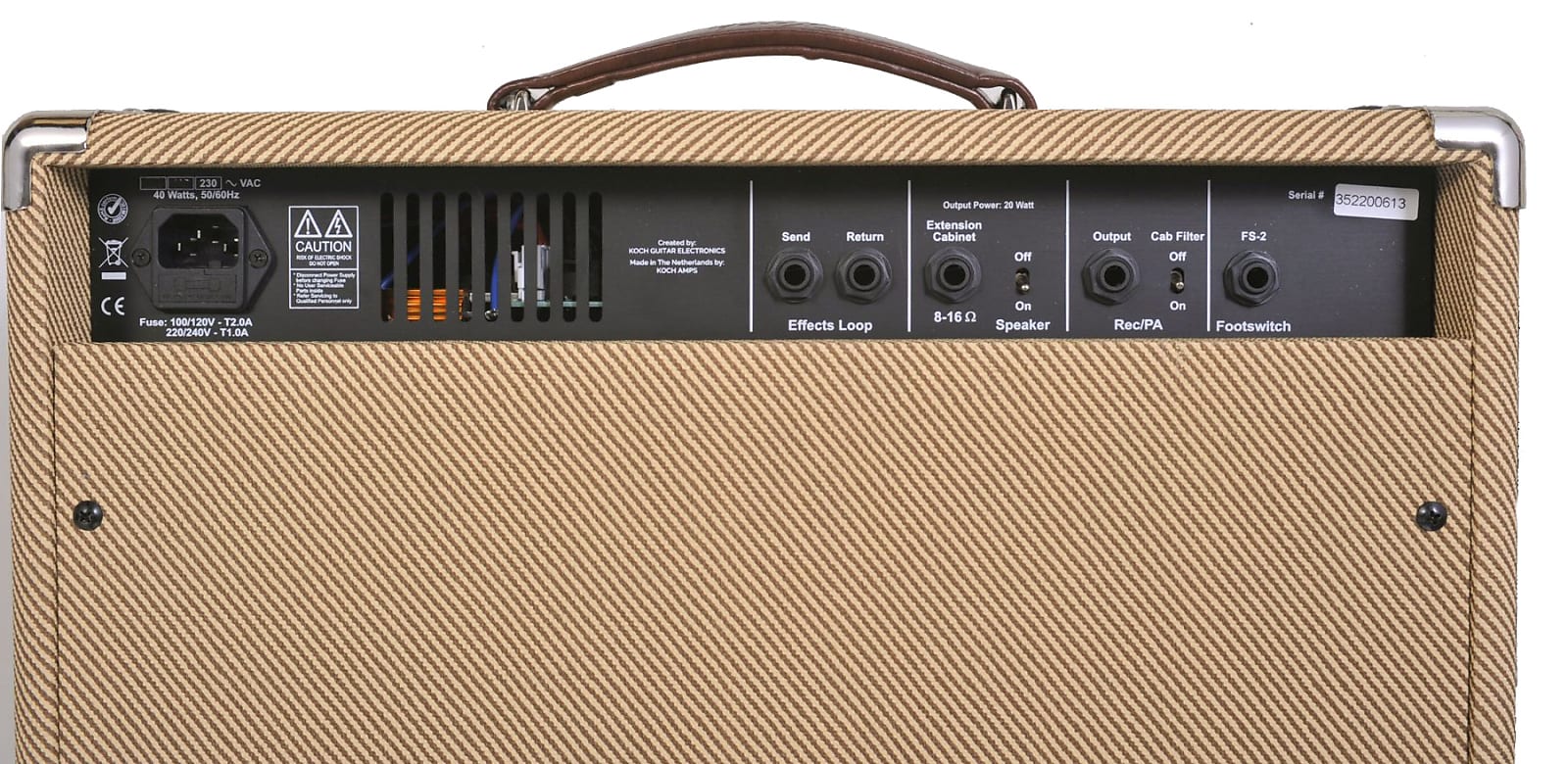 Koch Jupiter Junior Combo Yellow Tweed 1x12 - Ampli Guitare Électrique Combo - Variation 2