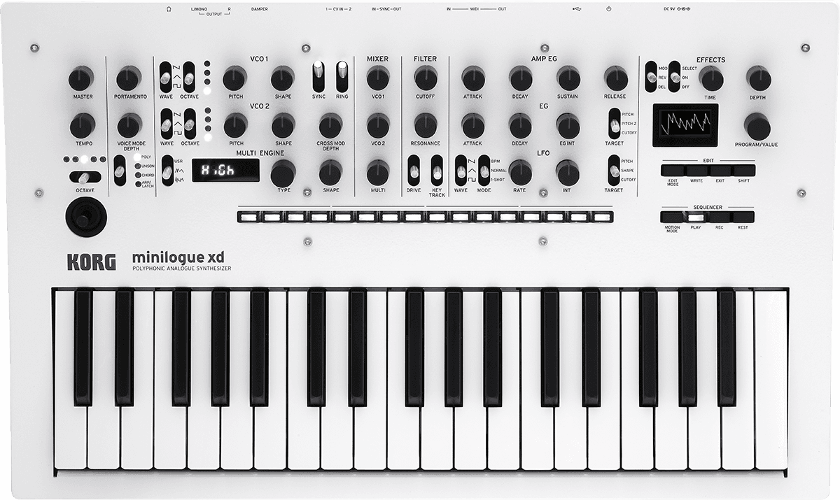 Korg Minilogue Xd White Pearl - SynthÉtiseur - Main picture