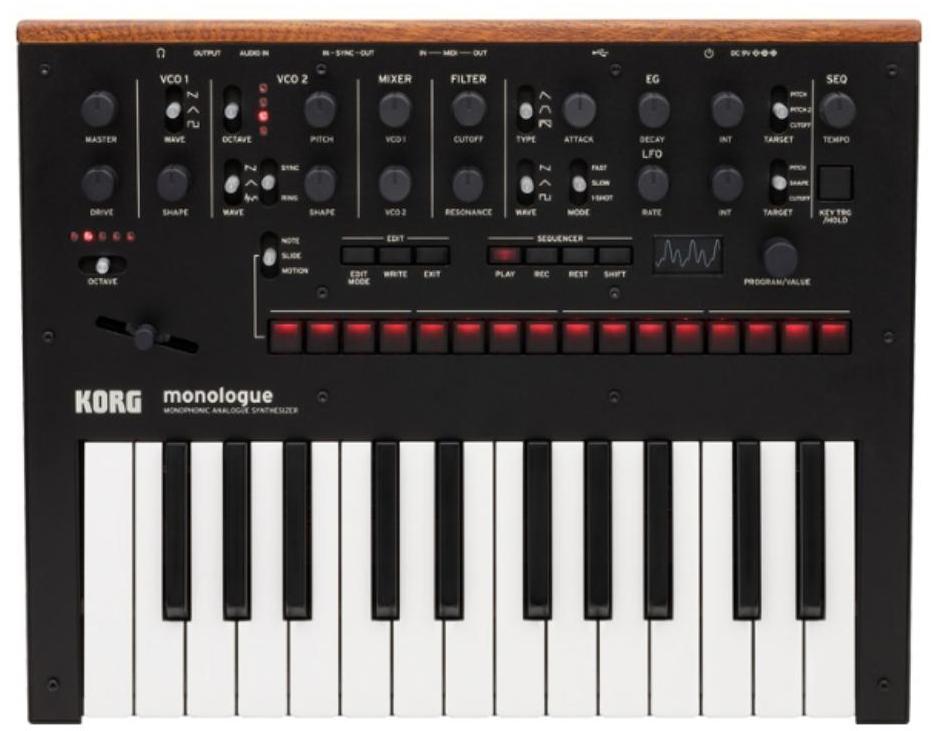 Synthétiseur Korg Monologue Black