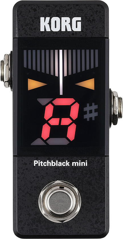 Korg Pitchblack Mini Pedal Tuner Black - Pedale Accordeur - Main picture