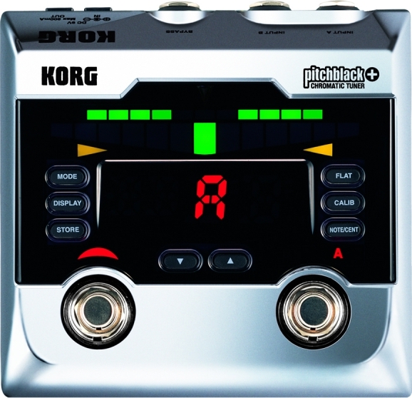 Korg Pitchblack Plus Ltd Chrome - Pedale Accordeur - Main picture