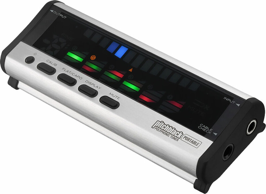 Korg Pitchblack Portable - Aluminium Silver - Accordeur - Main picture