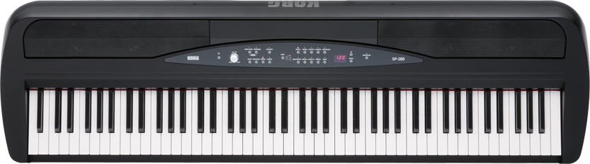 Korg Sp280 - Black - Piano NumÉrique Portable - Main picture