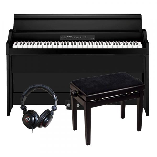 Piano numérique meuble Korg G1B AIR BK + X-TONE XB6160 NOIR + CASQUE PRO580